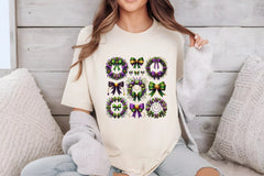 Wreath Bow Mardi Gras Clipart Bundle - CraftNest - Digital Crafting and Art