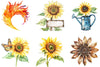 Summer Sunflower Clipart Bundle