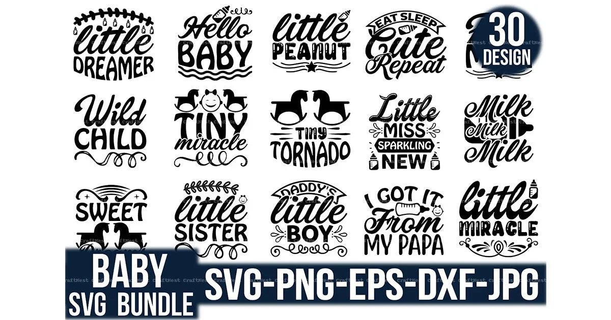 Baby Design SVG Bundle