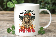 Retro Halloween Mombie Clipart Bundle - CraftNest - Digital Crafting and Art