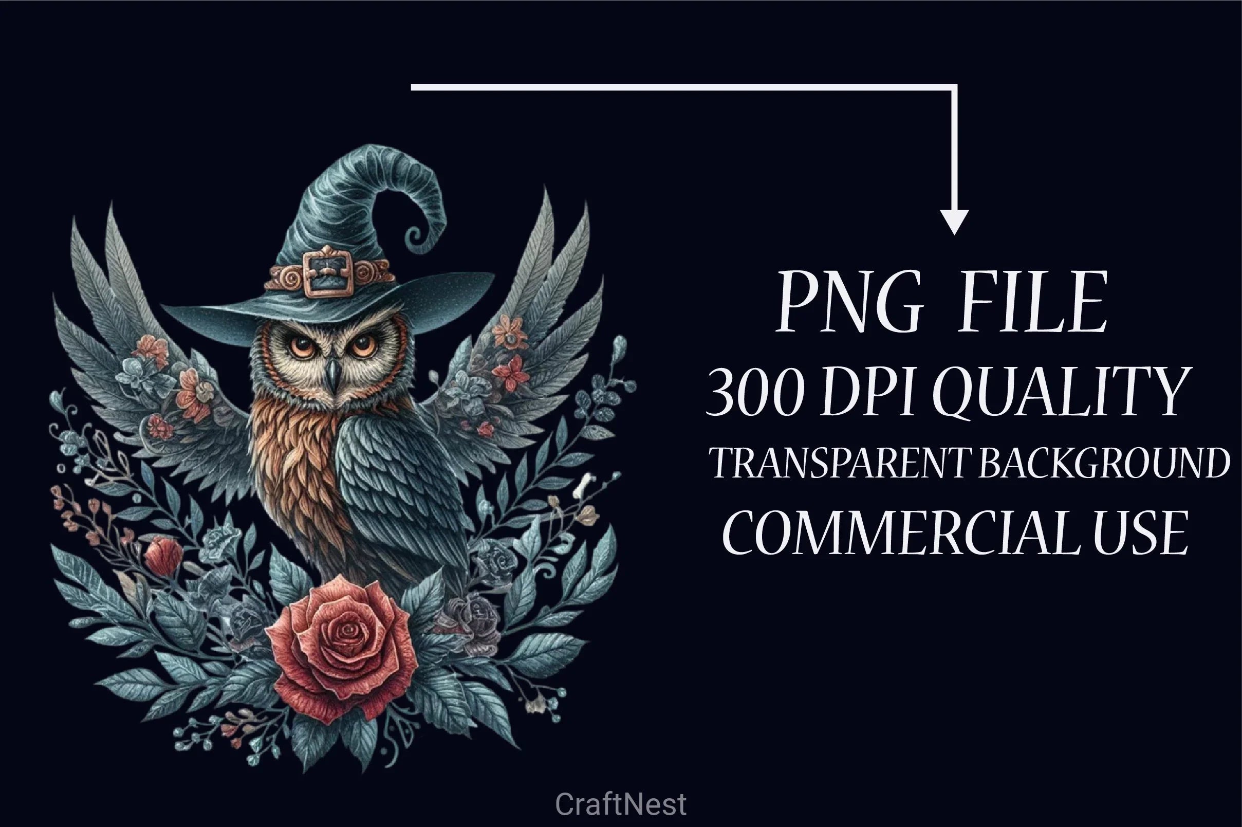 Halloween Witch Owl Clipart Bundle - CraftNest - Digital Crafting and Art