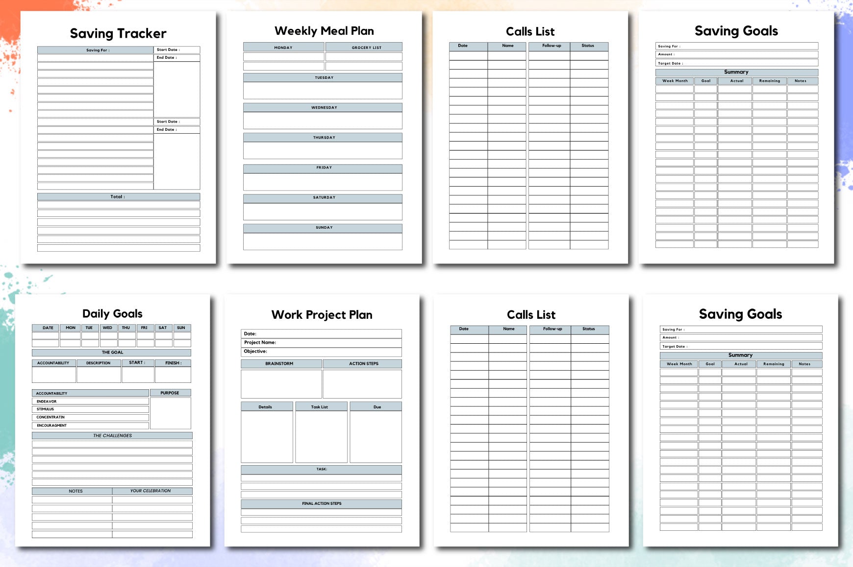Work Office Planner