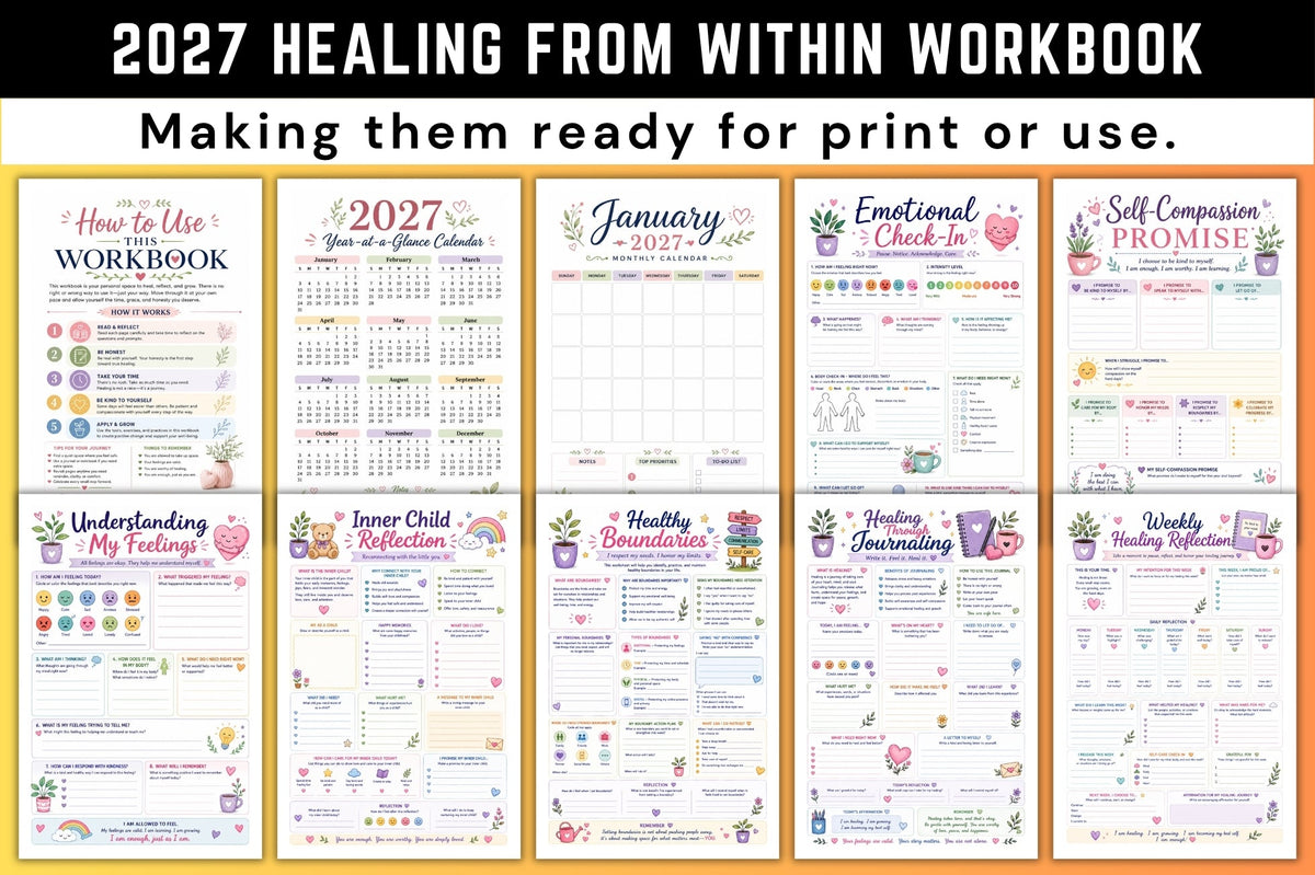 Healing From Within Workbook 2027