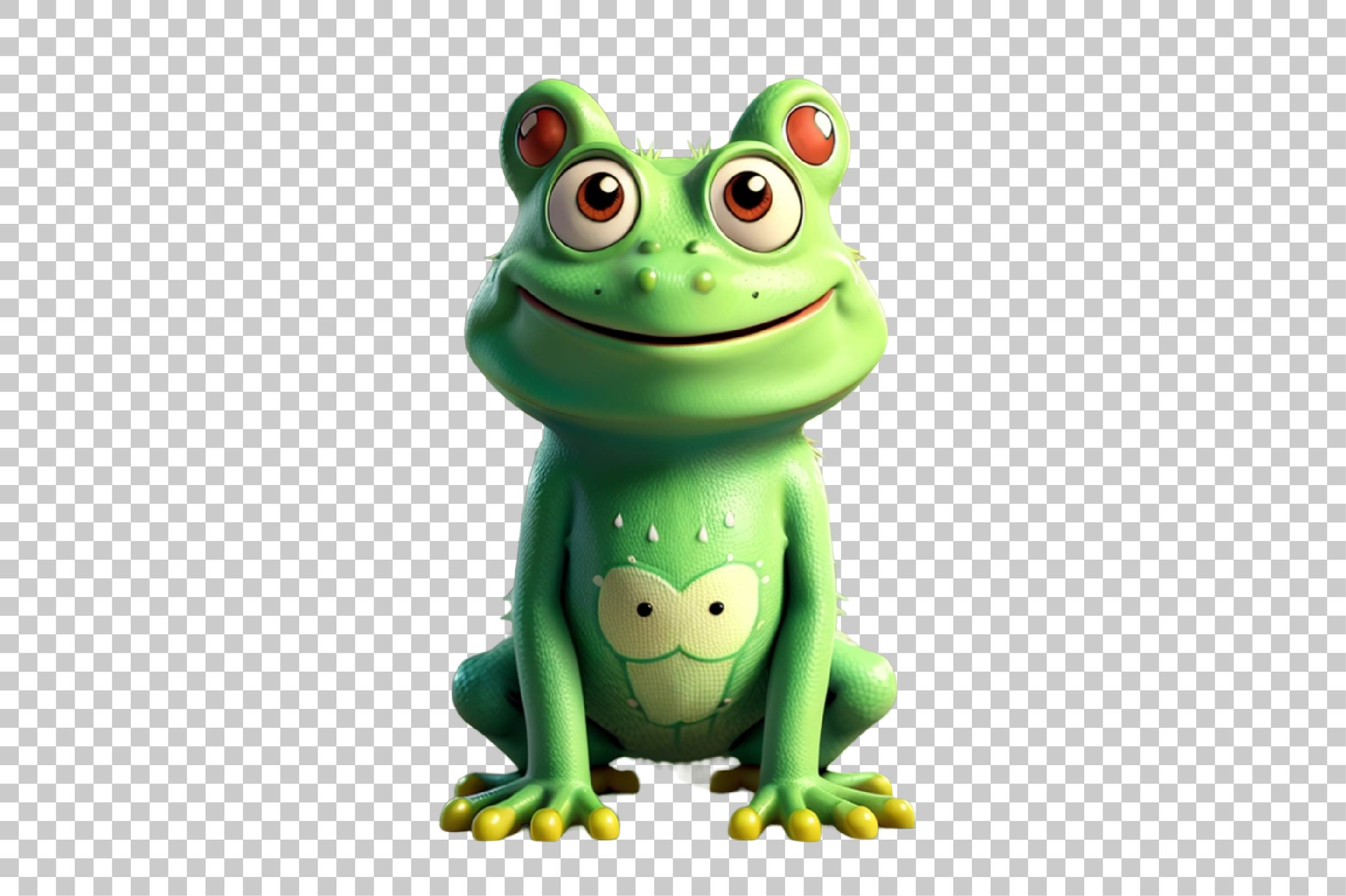 Green Frog Clipart Bundle