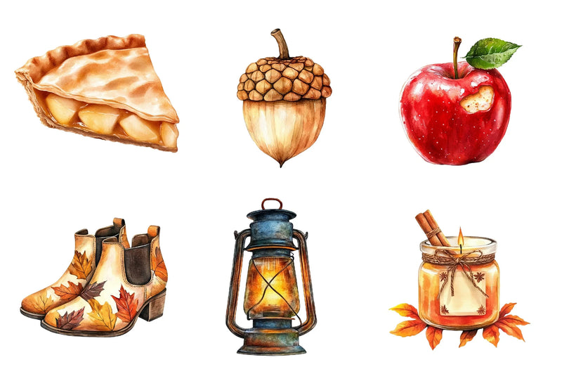 Autumn Collection Clipart Bundle - CraftNest - Digital Crafting and Art