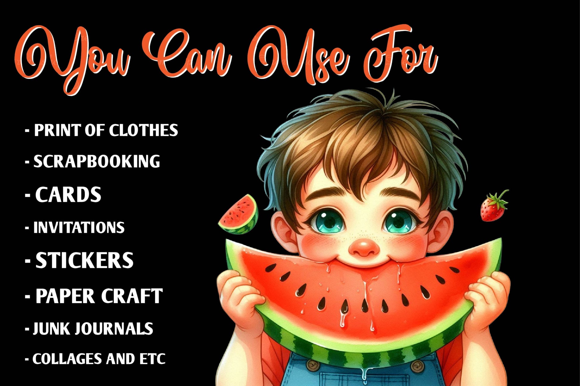 Summer Kids Clipart Bundle - CraftNest - Digital Crafting and Art