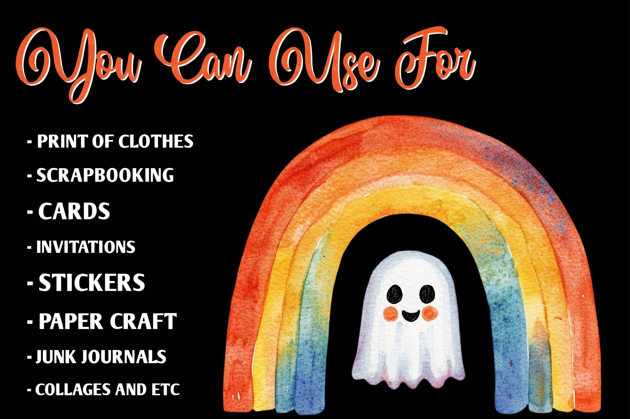 Groovy Halloween Day Clipart Bundle - CraftNest - Digital Crafting and Art