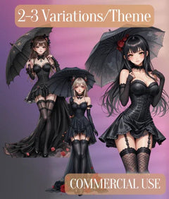 Gothic Lolita SVG Bundle - CraftNest - Digital Crafting and Art
