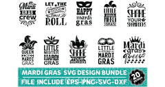 Mardi Gras Design Bundle - CraftNest - Digital Crafting and Art
