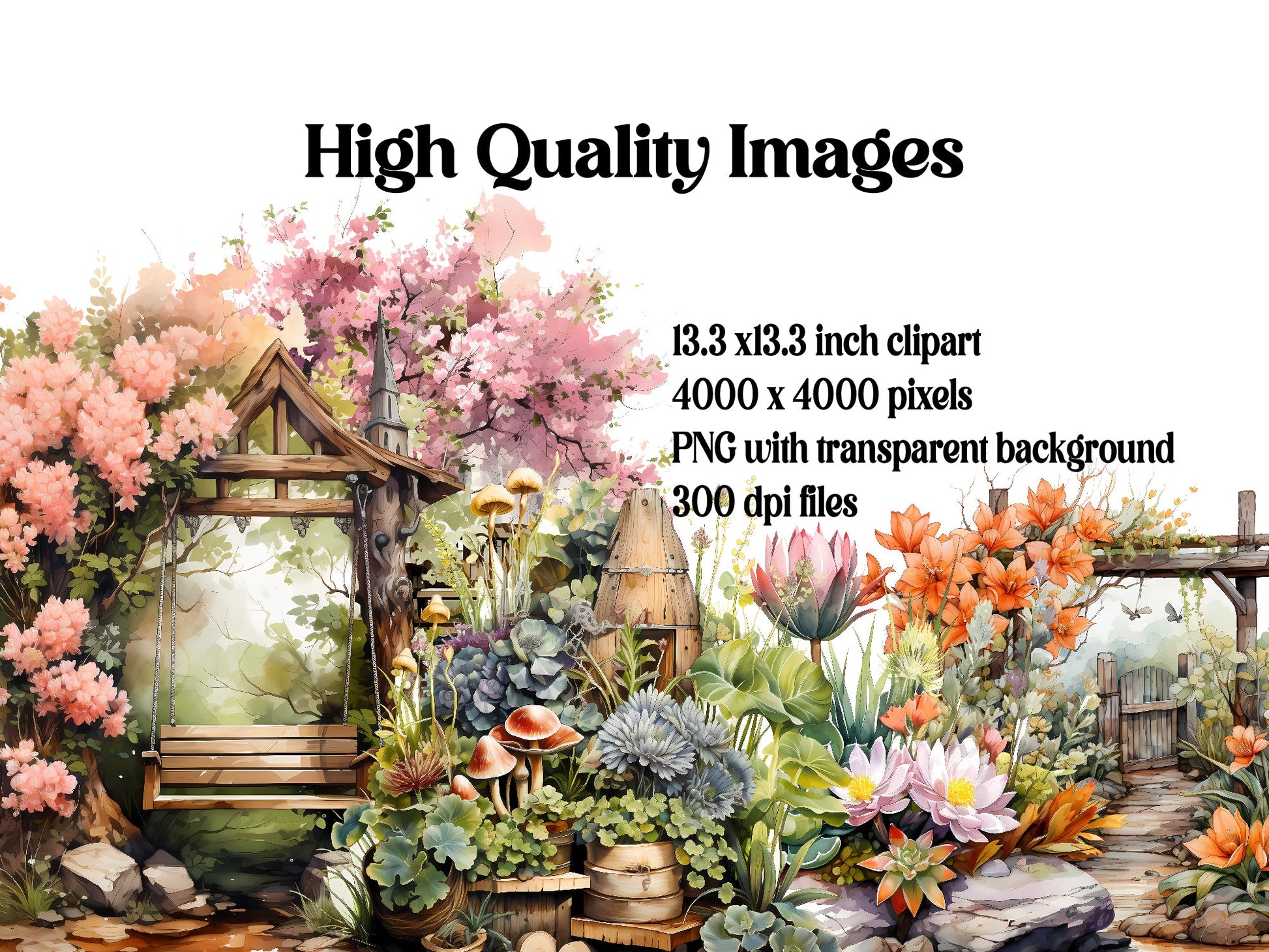 Earthy Elements Spring Clipart - CraftNest