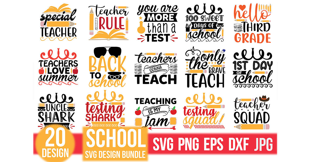 School SVG Bundle 7