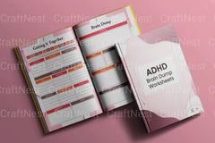 ADHD Brain Dump Worksheets for Focus and Organization - CraftNest - Digital Crafting and Art