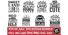4th of July Design Bundle - CraftNest - Digital Crafting and Art