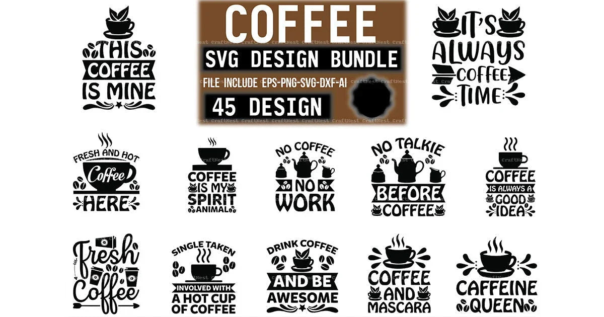Coffee Design SVG Bundle