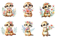 Mother's Day Meerkat Clipart Bundle - CraftNest - Digital Crafting and Art