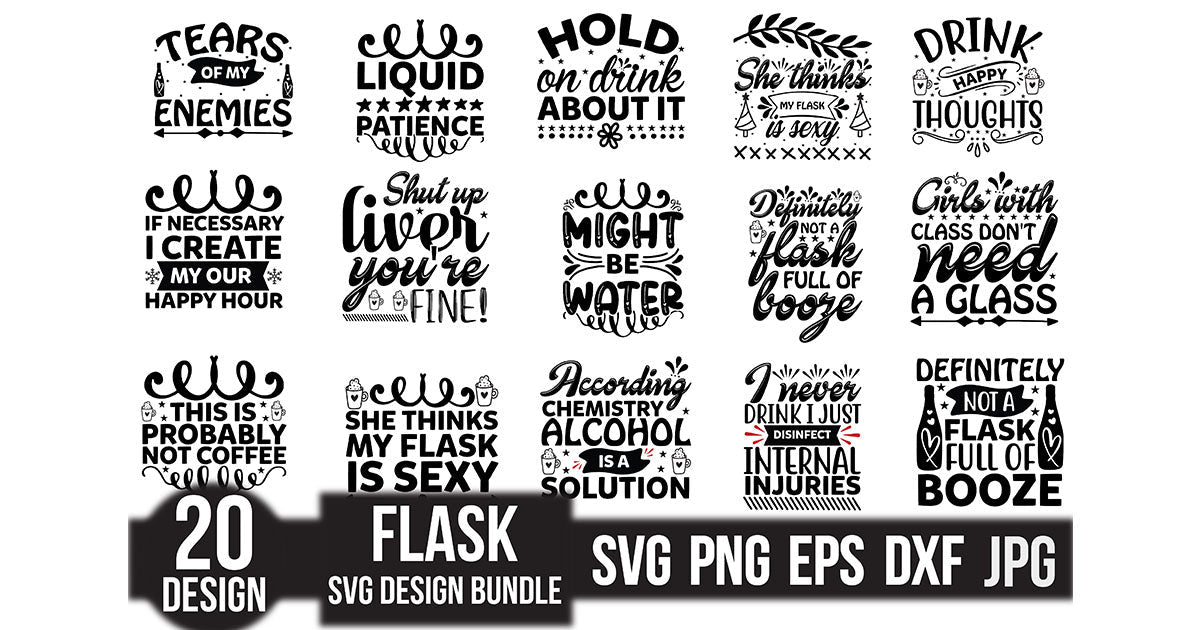 Flask SVG Bundle