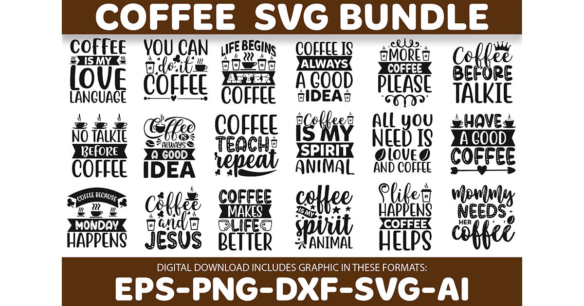Coffee SVG Bundle 10