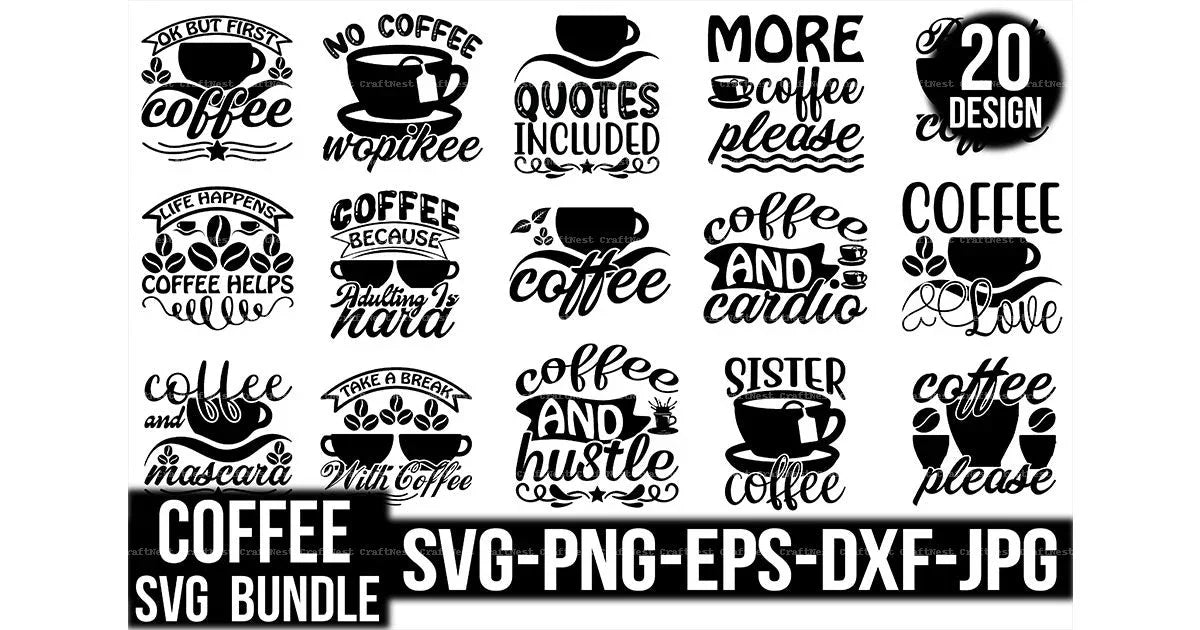 Coffee Design SVG Bundle