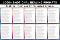 Emotional Healing Prompts for Personal Growth - CraftNest - Digital Crafting and Art
