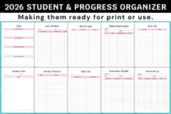 Student Progress Organizer for Effective Tracking - CraftNest - Digital Crafting and Art