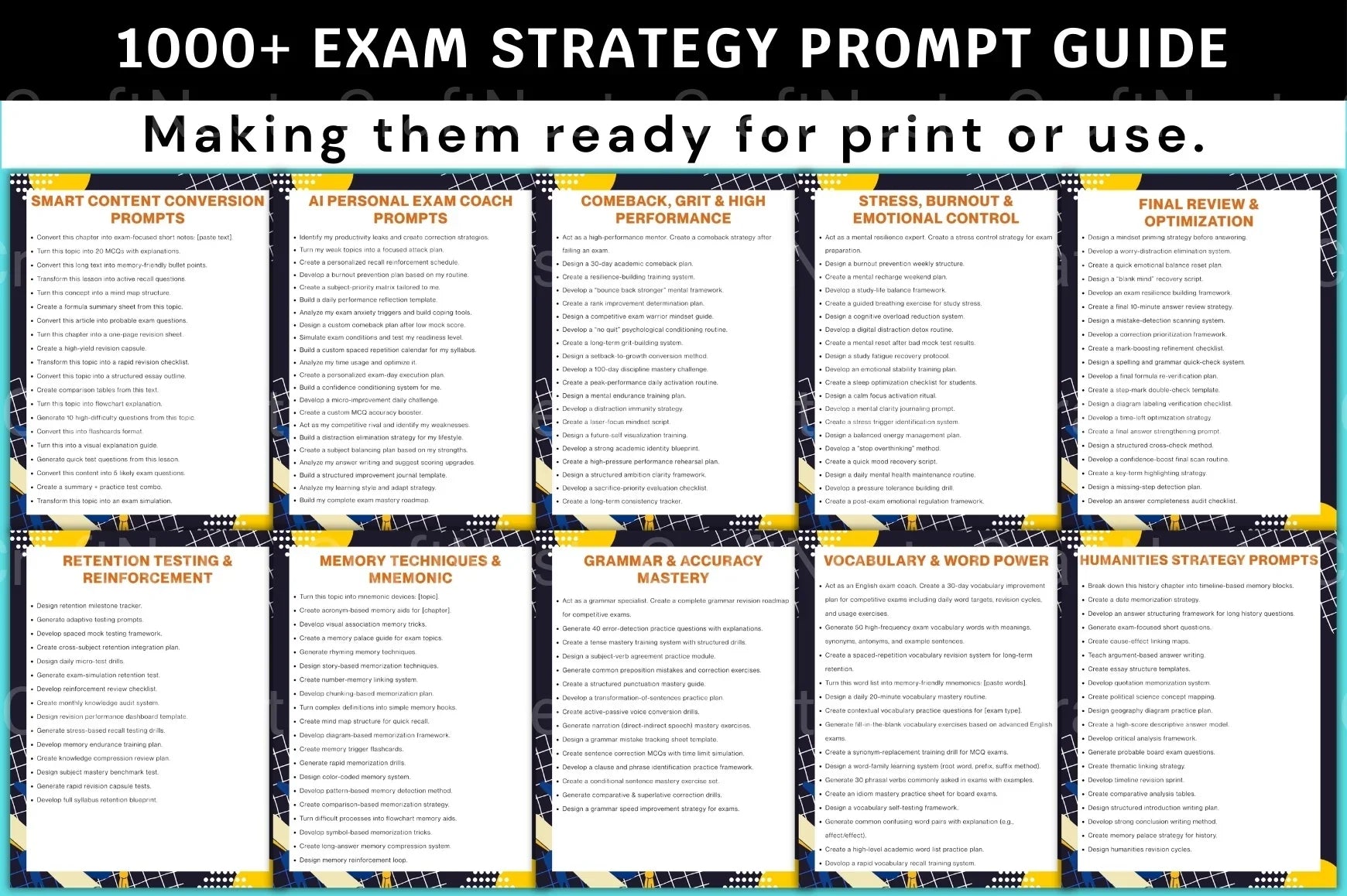 Effective Exam Strategy Guide - CraftNest - Digital Crafting and Art