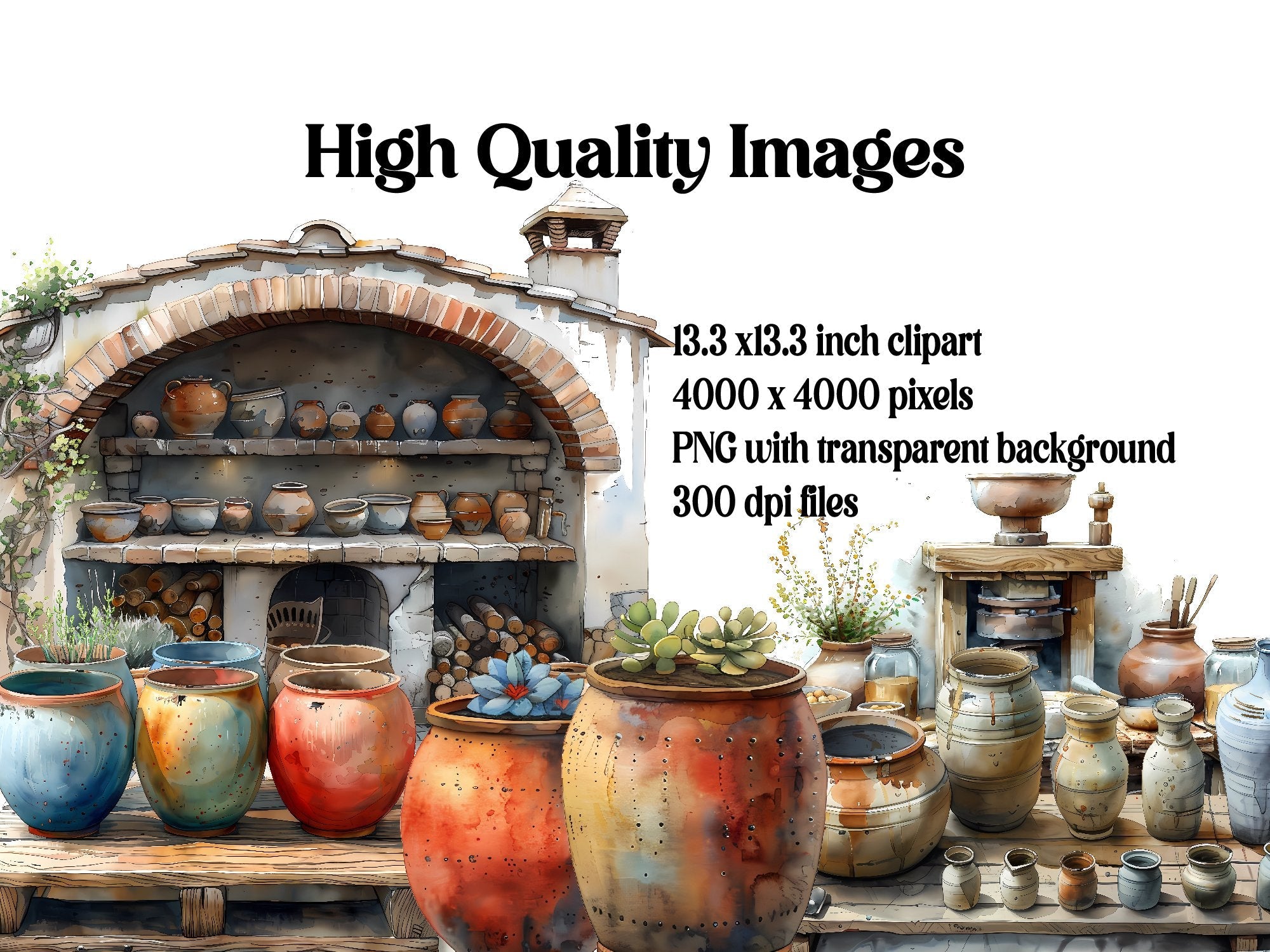 Pottery & Ceramics Clipart - CraftNest - Digital Crafting and Art