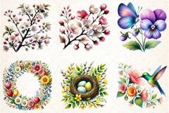 Spring Clipart Bundle 7 - CraftNest - Digital Crafting and Art