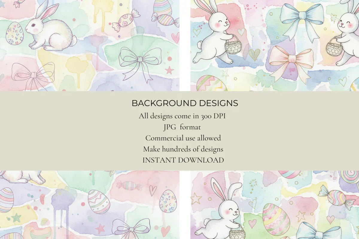 Pastel Easter Junk Journal Papers - CraftNest - Digital Crafting and Art
