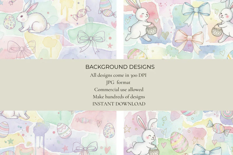 Pastel Easter Junk Journal Papers - CraftNest - Digital Crafting and Art