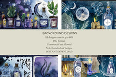 Witchy Grimoire Junk Journal Papers - CraftNest - Digital Crafting and Art