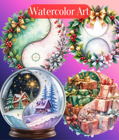 Yin Yang Christmas Clipart Bundle - CraftNest - Digital Crafting and Art