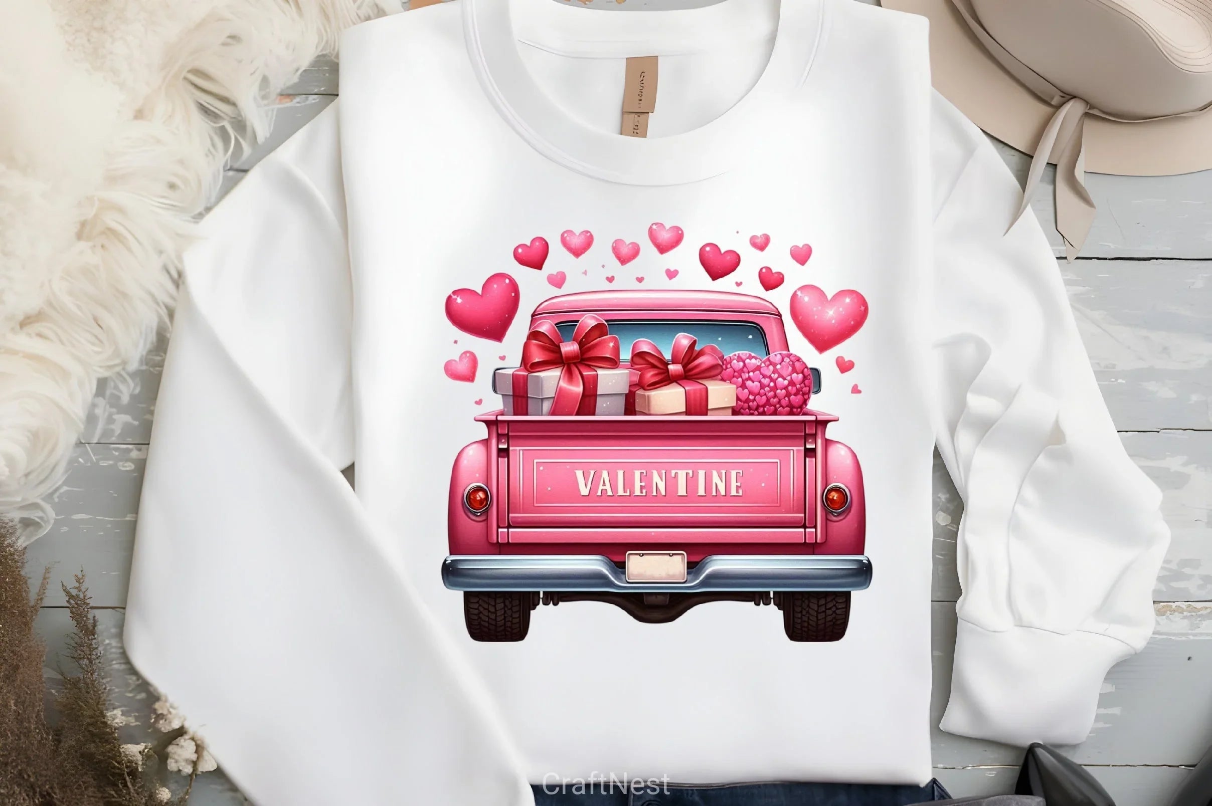 Truck Heart Clipart Bundle 4 - CraftNest - Digital Crafting and Art