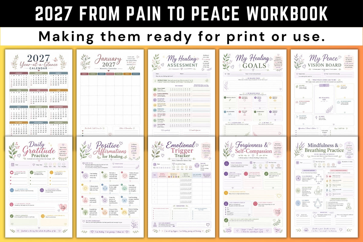 From Pain To Peace Workbook 2027