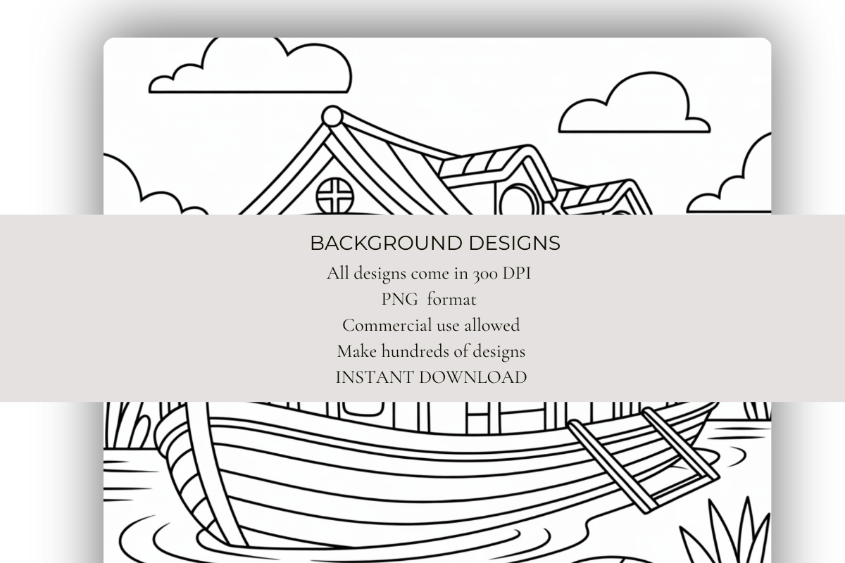 Tiny Homes Coloring Book
