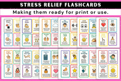 Stress Relief Flashcards for Relaxation - CraftNest - Digital Crafting and Art