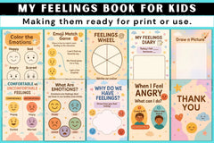 My Feelings Book for Kids - CraftNest - Digital Crafting and Art