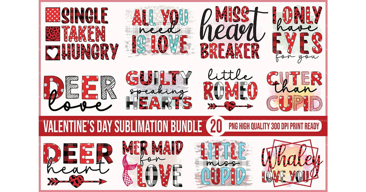 Valentine's Day Clipart Bundle