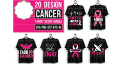 Cancer Design SVG Bundle - CraftNest - Digital Crafting and Art