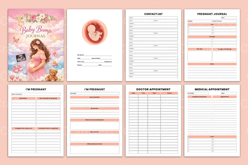 Baby Bump: Pregnancy Journey - CraftNest - Digital Crafting and Art