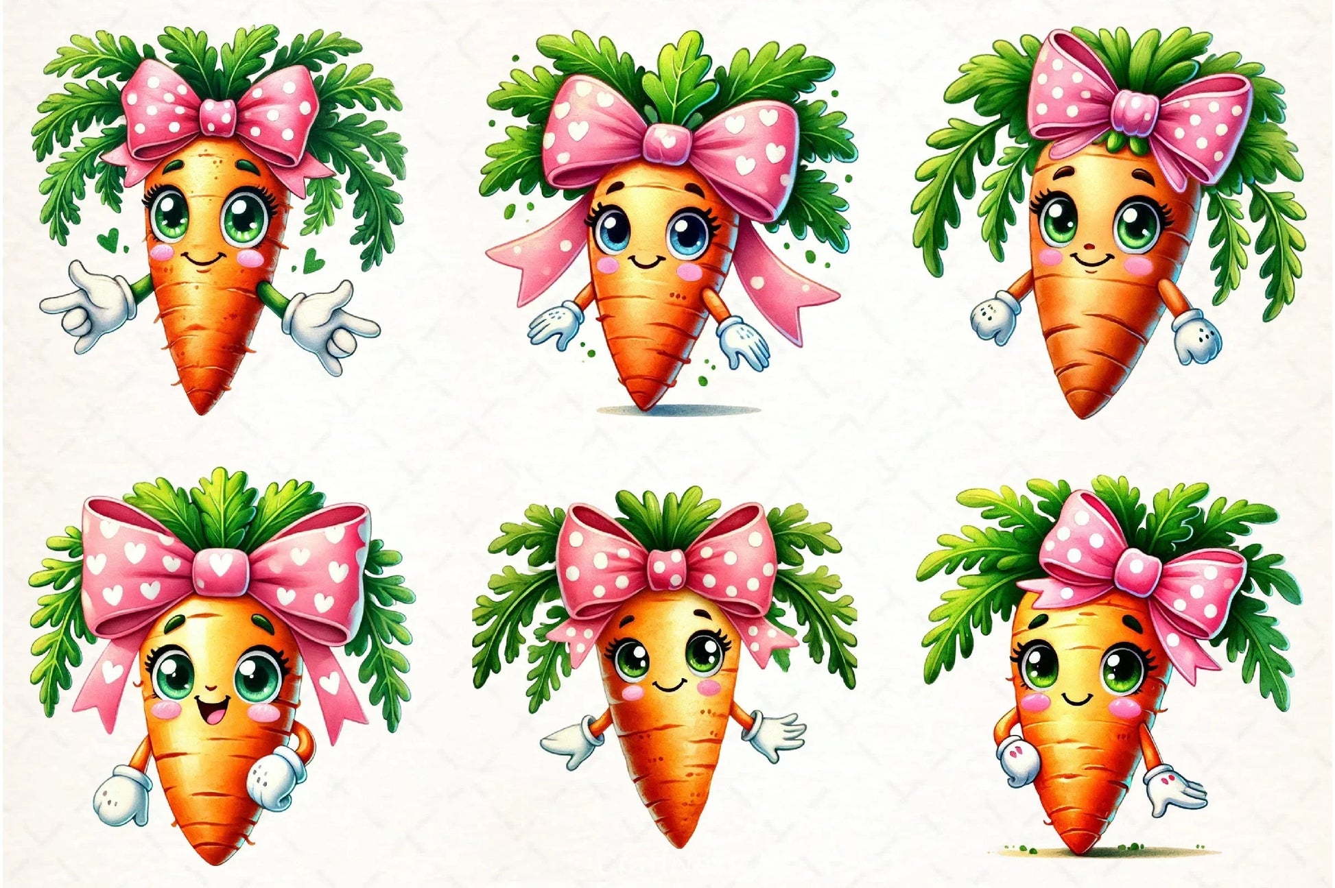 Funny Carrots Clipart Bundle - CraftNest - Digital Crafting and Art