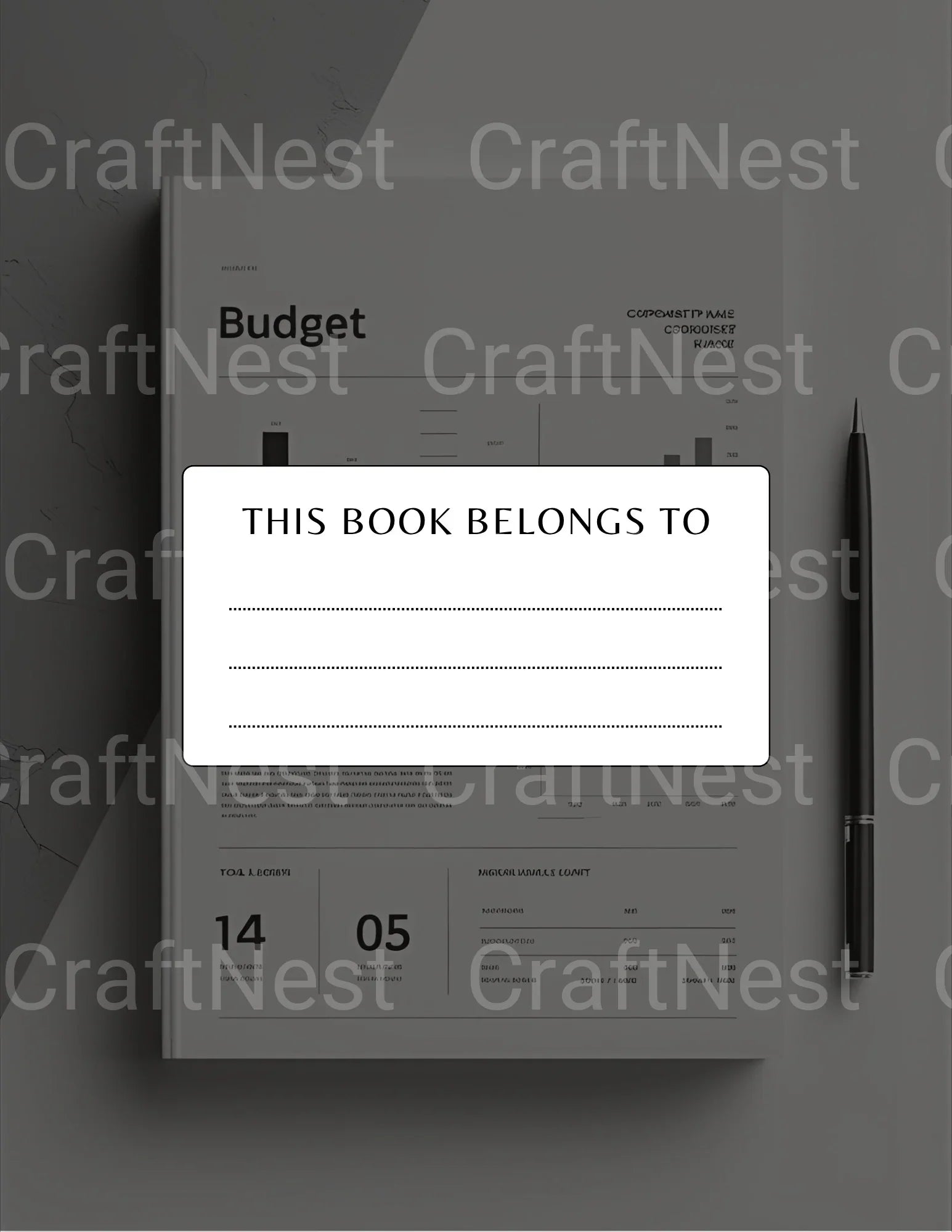 Budget Planner Starting at 100 - CraftNest - Digital Crafting and Art