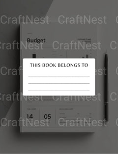 Budget Planner Starting at 100 - CraftNest - Digital Crafting and Art