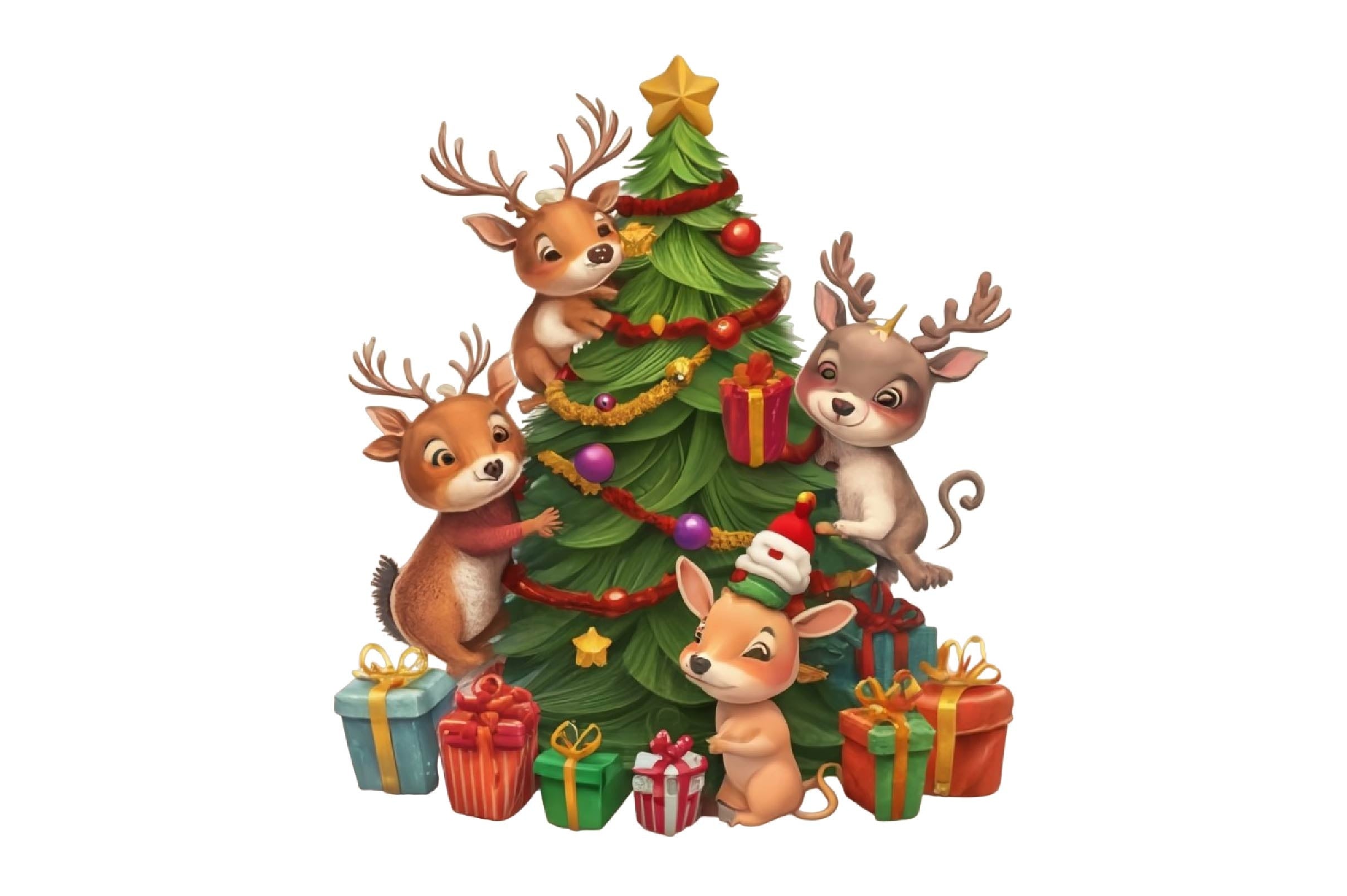 Christmas Tree Clipart Bundle 18