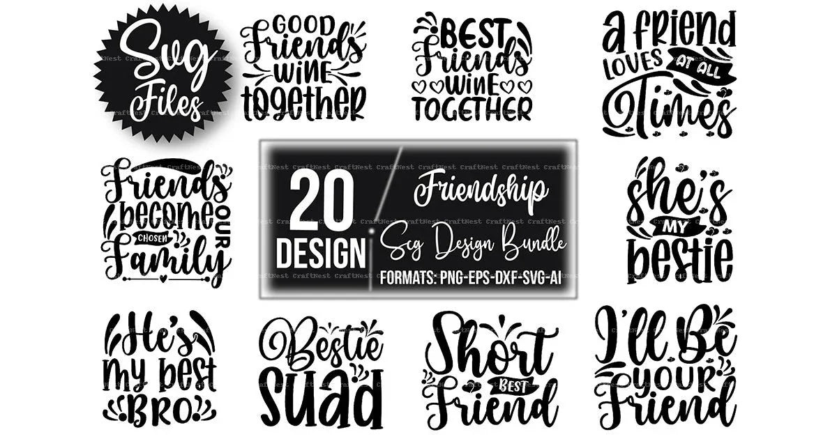 Friendship SVG Bundle