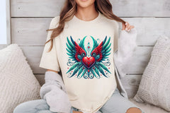 Heart Angel Wings Clipart Bundle 5 - CraftNest - Digital Crafting and Art