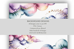 Dreamy Clouds & Sparkles Background Papers - CraftNest - Digital Crafting and Art