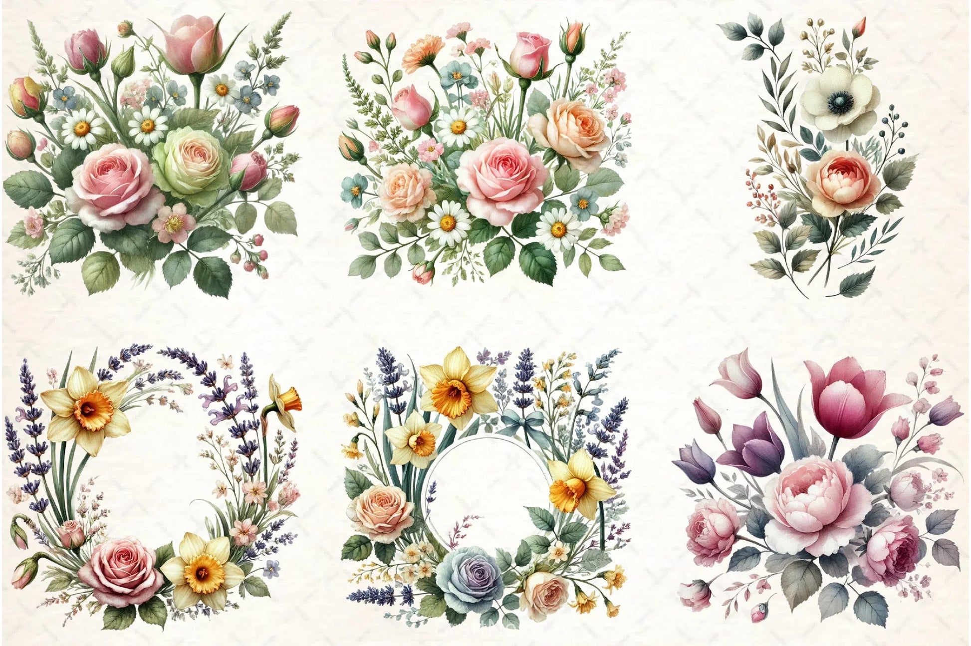 Spring Flower Clipart Bundle 8 - CraftNest - Digital Crafting and Art