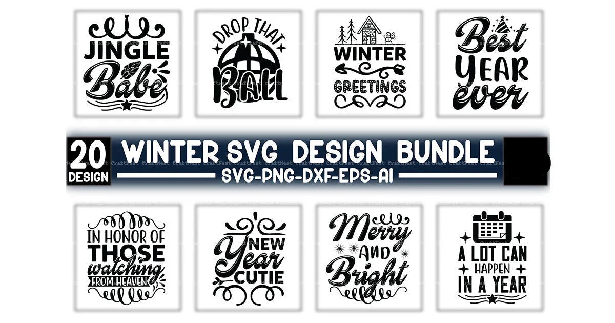 Winter Design SVG Bundle