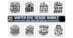 Winter Design SVG Bundle - CraftNest - Digital Crafting and Art