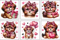 Valentine Dog Clipart Bundle - CraftNest - Digital Crafting and Art